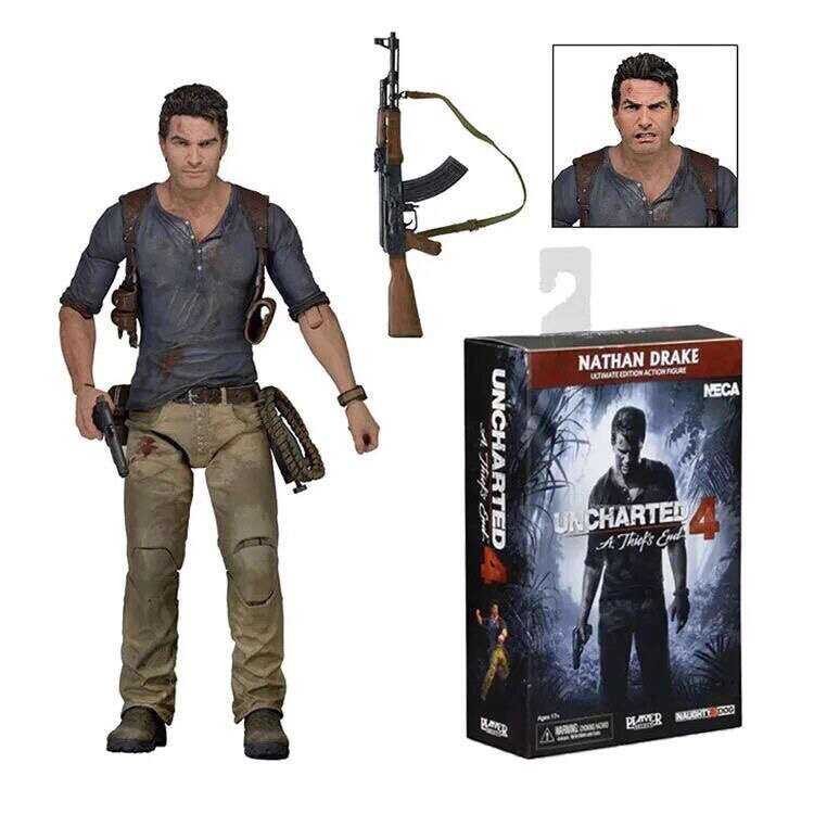 NECA Deluxe Boxed Edition Uncharted 4 A Thief's End Drake 7-Inch Action ...
