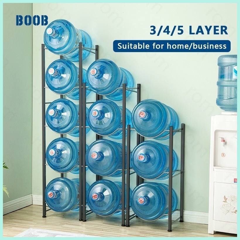 3/4/5 Layer Water Dispenser Rack Stand Mineral Container Jug Water ...