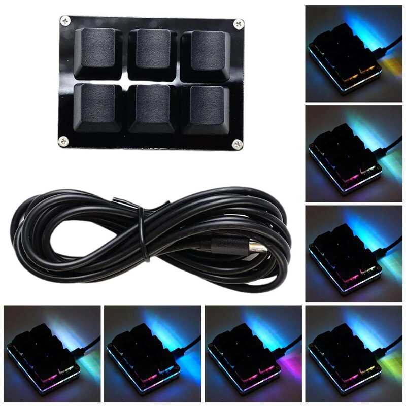 Keys 6 Custom USB Mini Programmable Ro Gamer Keypad Gaming Drawing ...