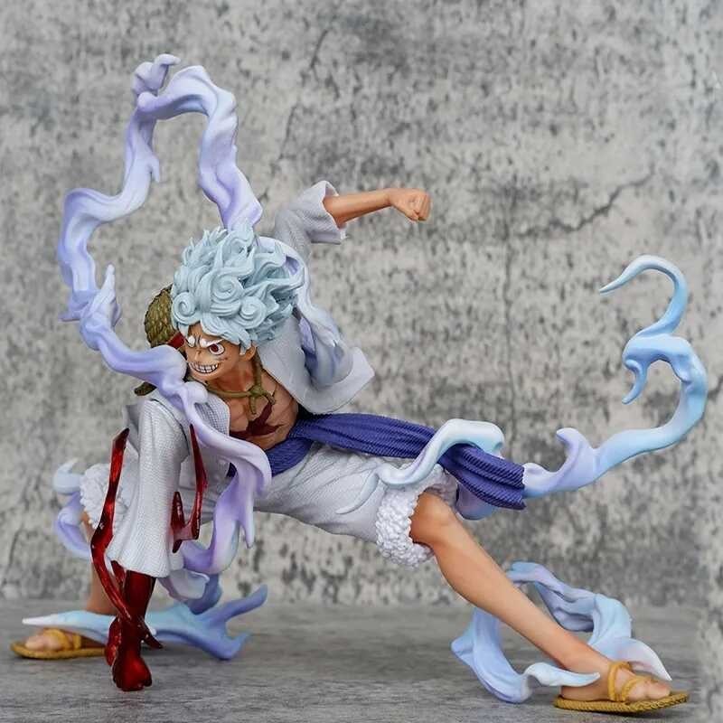 3 Isang Piece Anime Sun God Nika Luffy Gear 5 Action Figure Gk Statue ...