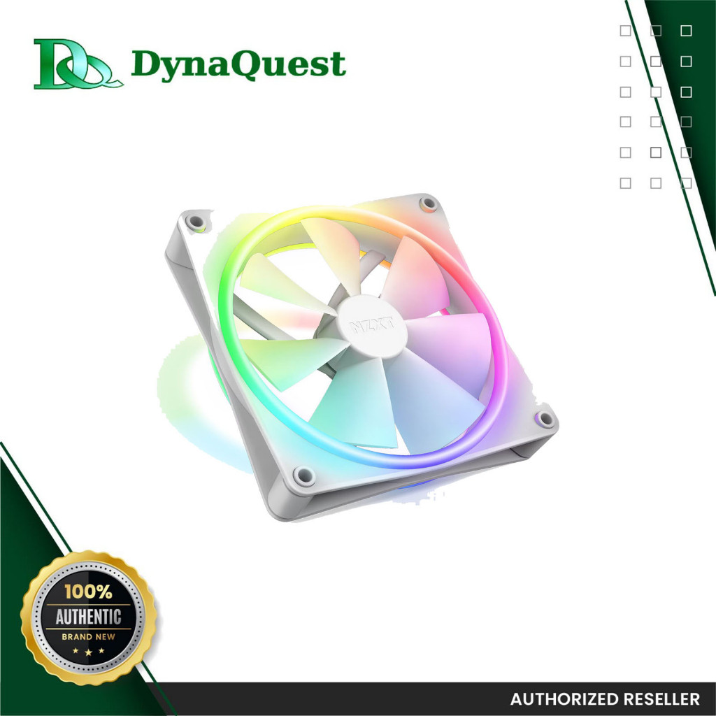 NZXT F120 RGB DUO 120mm Case Fan ( White RFD12SFW1 / Black RFD12SF