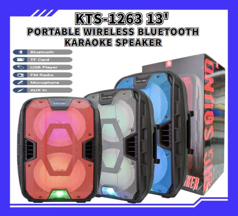 Wireless Bluetooth Portable Kts- 1263 Speaker Humantong Kulay Liwanag ...