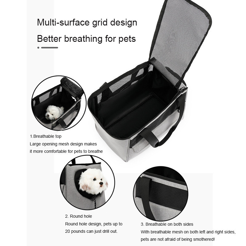 Pet Carrier Bag Kennel For Cat Small Dog Backpack Travel Car Seat