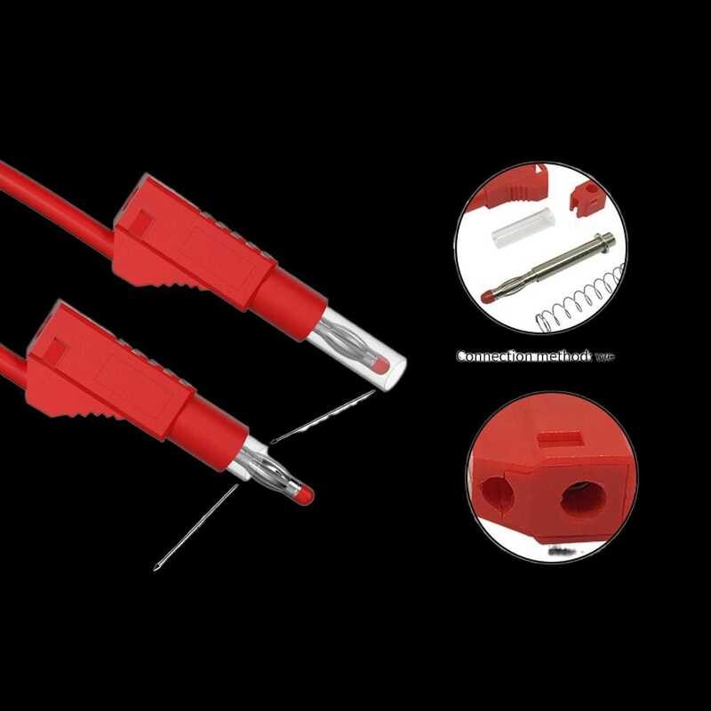 4Mm Banana Plug Retractable Stackable Wire Solder In E Assembly Test ...