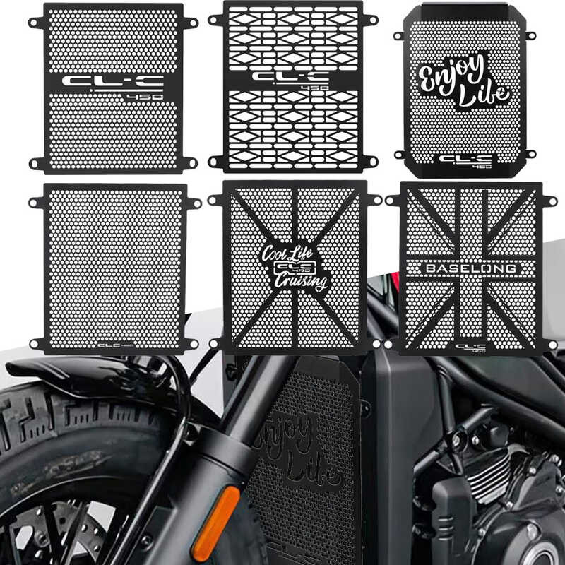 Motorcycle Radiator Guard Grille Protective Cover Oil Cooler Protection ...