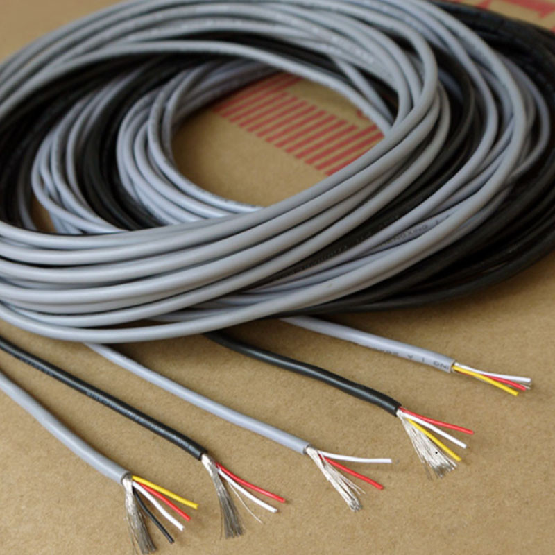 Shielded Wire 2 3 4 5 6 7 8Core PVC Insulated Channel Audio Speaker ...