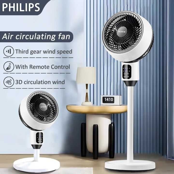 M-Gas Electric Air Circulation Adjustable Floor 3 Speeds Strong Wind ...