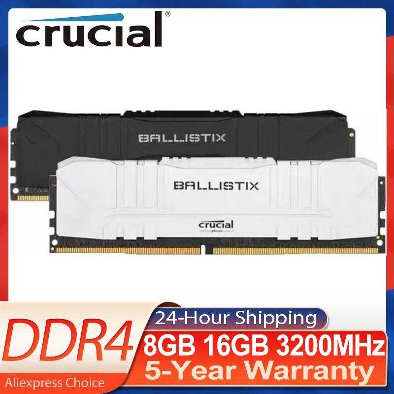 【Cod】Genuine Original Crucial Ram 8Gb 16Gb 32Gb(2X16gb) Ballistix ...