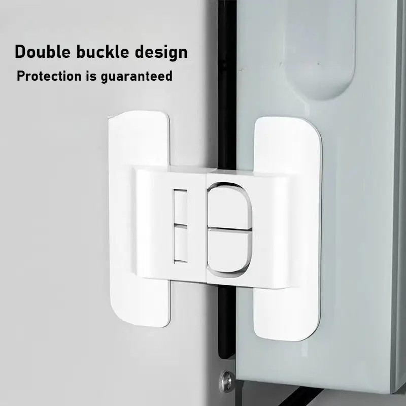Baby Safety Refrigerator Lock Childproof Anti-Clamp Fridge Lock for Ref ...