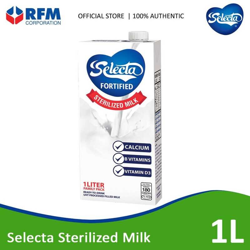 Selecta Sterilized Milk Family Pack 1 Liter | Shopee Philippines