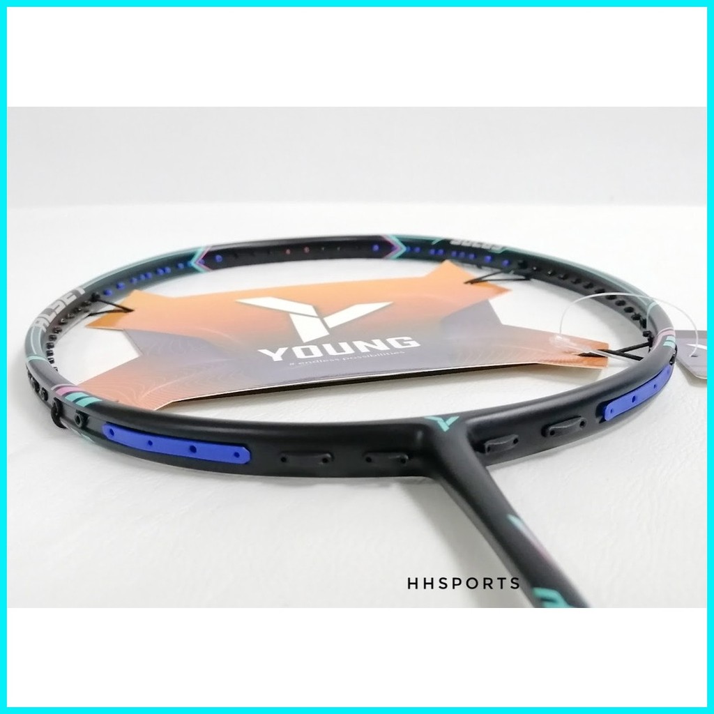 YOUNG Badminton Racket ALSET 30 ( FREE String/Grip ) BLACK | Shopee ...