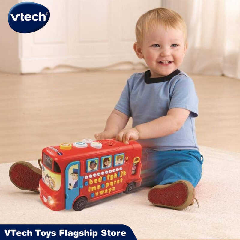 Vtech Phonics Playtime Bus English Letter Phonics Electronic Learning ...