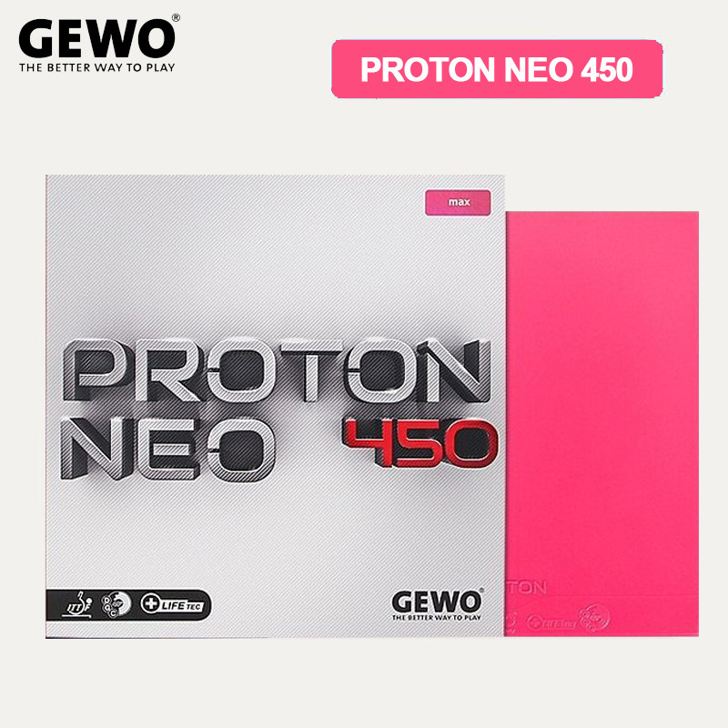 Original GEWO PROTON NEO 450 Table Tennis Rubber Non-sticky PROTON NEO ...