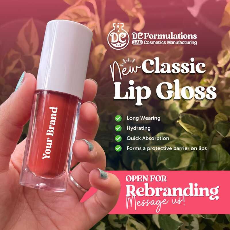Lip Gloss Classic New Tinted Shimmery Clear [Dc Formulations