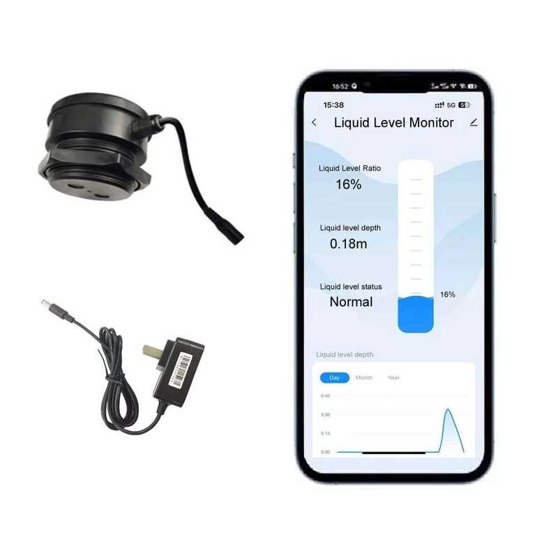 High-precision Ultrasonic Water Level Sensor Wireless Oil Level Sensor ...
