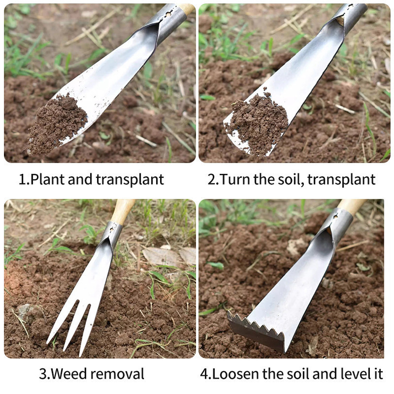 Flower Planting Weeding Rake Digging Wild Vegetable Shovel Gardening ...
