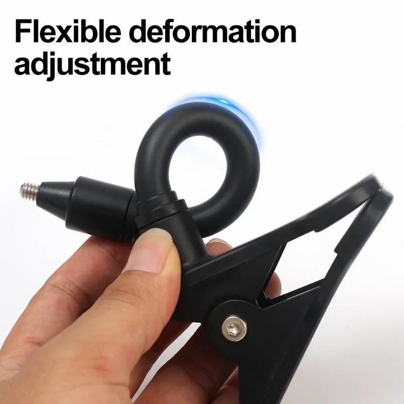 Universal Bendable Monitor Holder Clip - Webcam Stand - Camera Mount ...