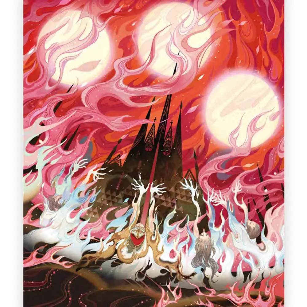 The Three Body Problem Colorful ScienceFiction ThreeBody Art