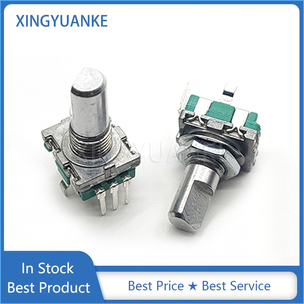 2Pcs/lot Half Handle 15mm Rotary Encoder Coding Switch EC11 Digital ...