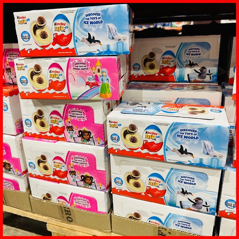 ♟ ☌ Kinder Joy Chocolate Egg 8pcs 160g (Surprise Toy), Zaini Paw Patrol