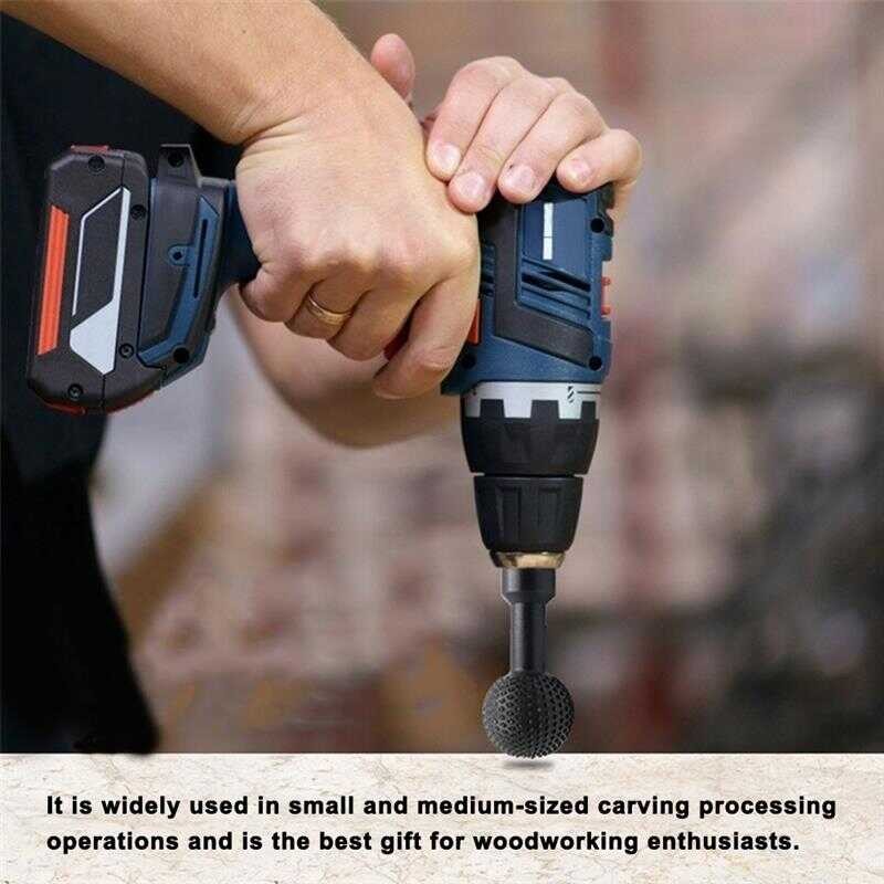 Woodworking Grooving Angle Grinder Head Ball Spherical Spindles Shaped