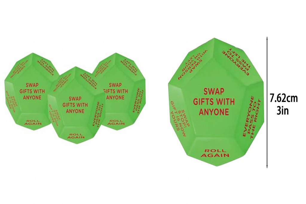 DA* Fun Christmas Dice Game Christmas Party Gift Exchange Dice Game Fun