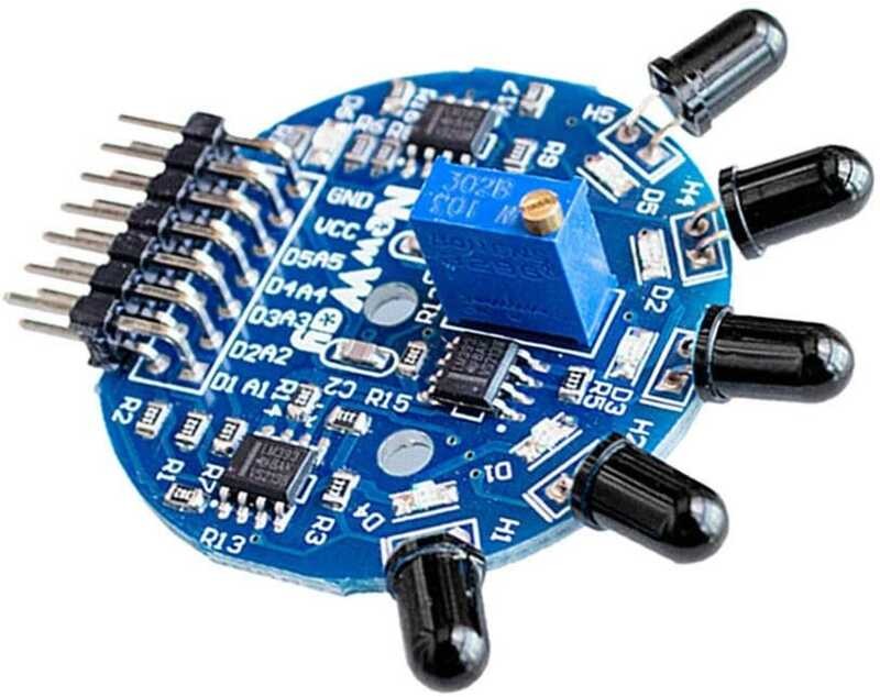 grocery 5-channel Gump's flame sensor module fire extinguisher robot ...