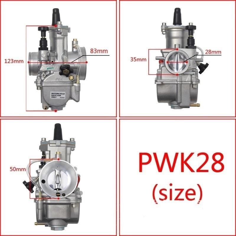 Flat Slide Carburetor PWK28 PWK 28 28mm Carb for Yamaha Blaster 200 YF