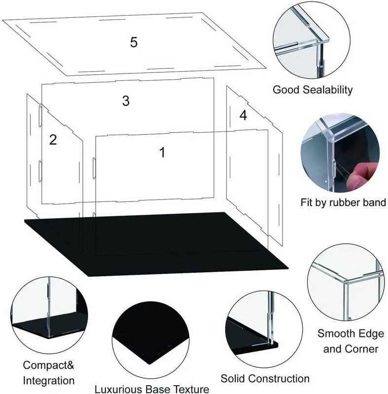 splay Box Suitable For Toy Figures, Collectibles, Assembled Cube ...