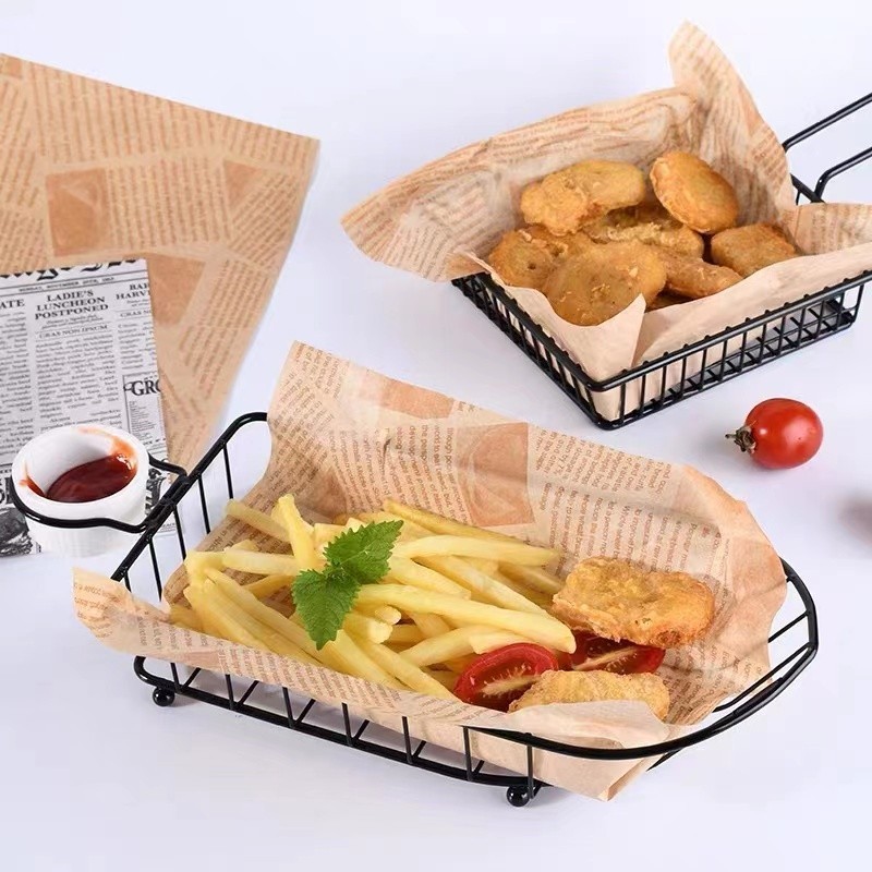 American Fries Basket French Fries Holder Sizzling Basket Food Tray ...