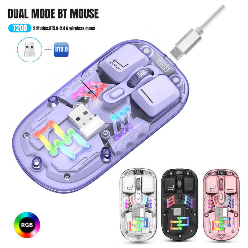 Ce Xinshijie HXSJ Private Model Patent T200rgb Transparent Wireless ...