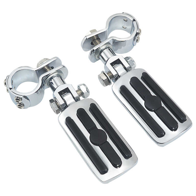 thumbnail image 2 of Highway Pegs Motorcycle Highway Pegs For Crash Bars Pair Of Clamp Footrest Mount For 1in Engine Crash Bar Guard Argent Motorcycle Foot Pegs Repose Pied Moto 2 of 9