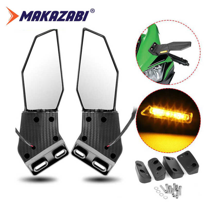 Modified Motorcycle Mirror Wind Wing Adjustable Rotating Rearview ...