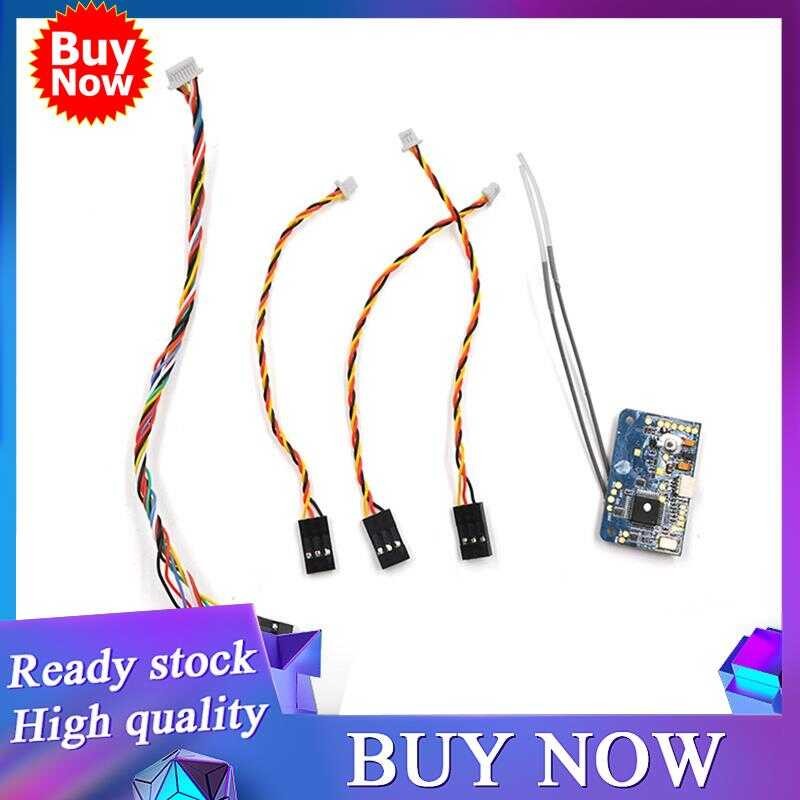 Récepteur Flysky FS-X6B 2.4G - Compatible émetteurs FS-I6X, FS-i6, Etc., 6 Canaux PWM, Détection Tension Batterie