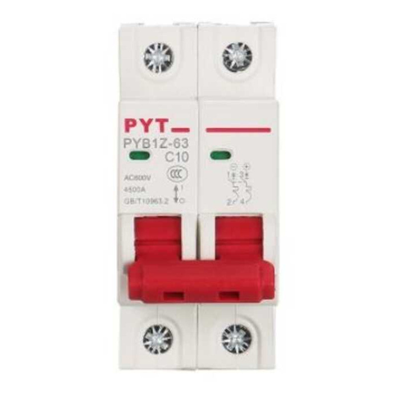 AC DC Miniature Circuit Breaker 10A - 63A, 1-Pole 2-Pole | Shopee ...