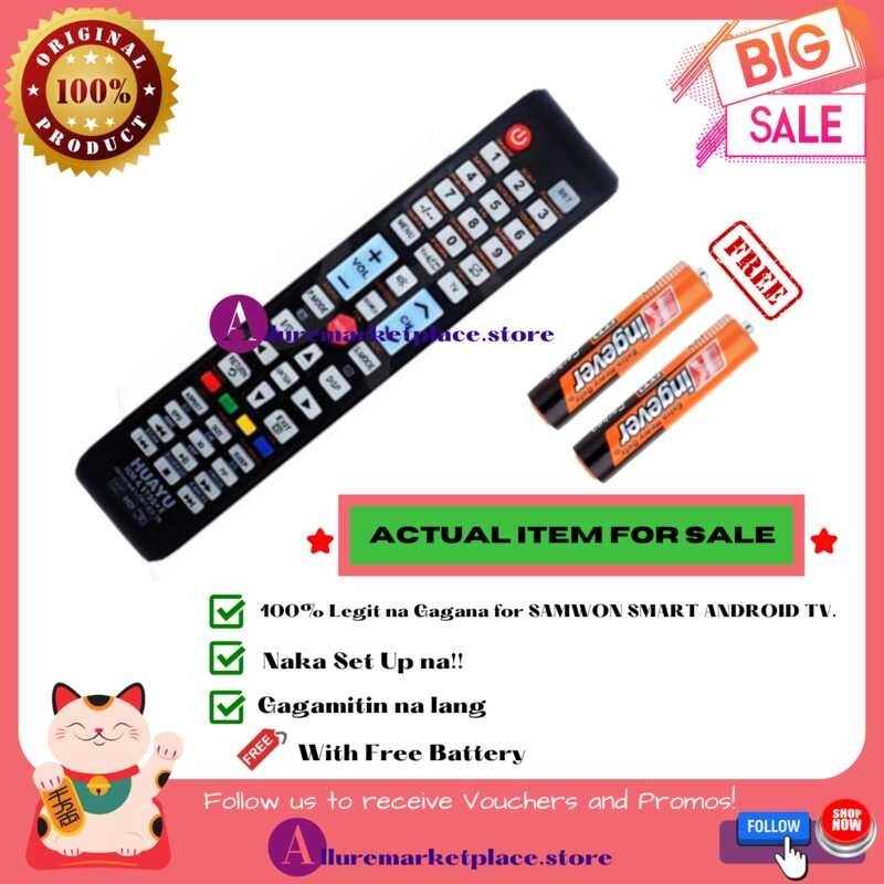 LY UniverSAl Remote Control PArA SAmwon SmArt TV Android Model SAmple ...
