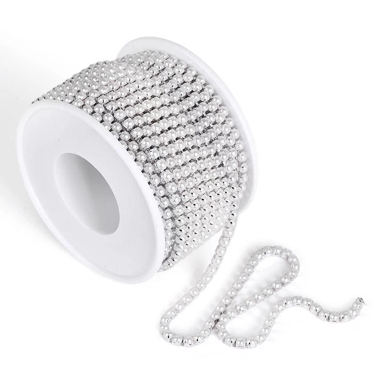1Yard/91cm Rhinestones Chain Crystal Glitter Sewing Chain for Dresses ...