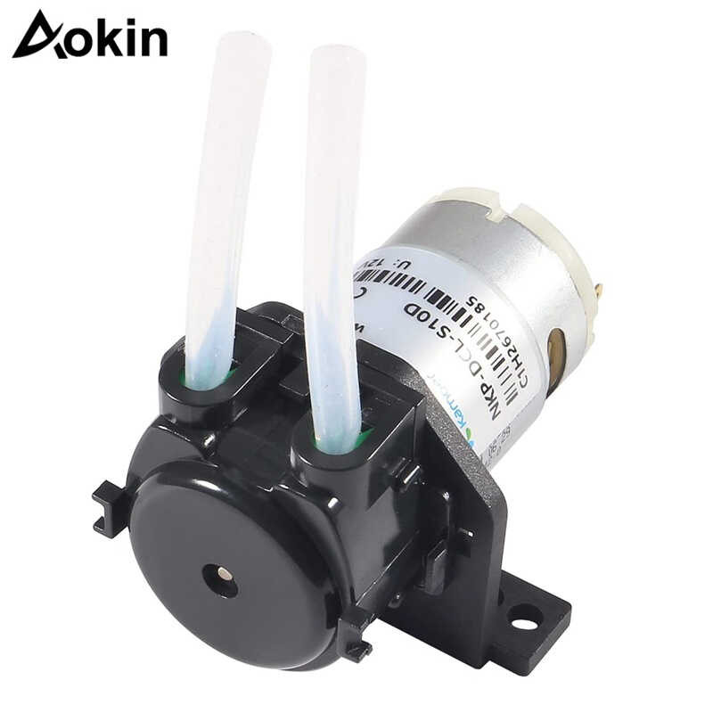Gikfun 12V DC Peristaltic Dosing Pump Head With Connector - Adjustable Flow For Arduino, Aquarium, Lab, Hydroponics & DIY Projects (AE1207)