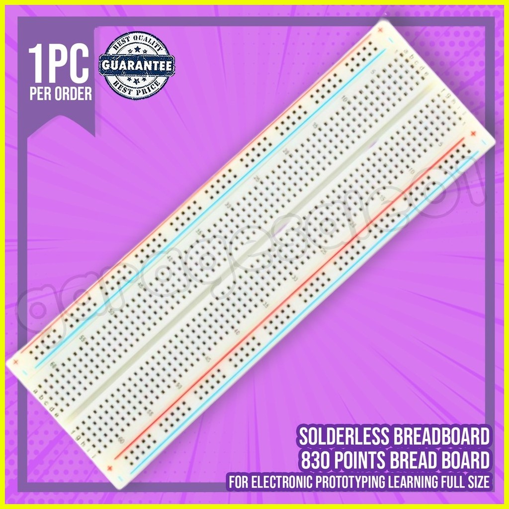 ۞ 830 Point Solderless PCB Bread Board MB-102 MB102 Test DIY Develop ...