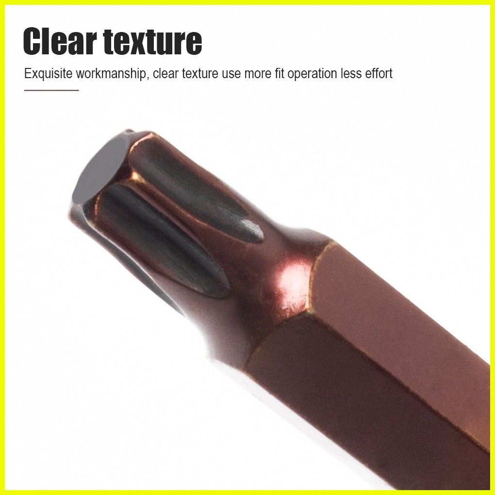 J.LD Torx Socket Hand Tool 9Pcs Socket Bit Flower Type Allen Wrench ...