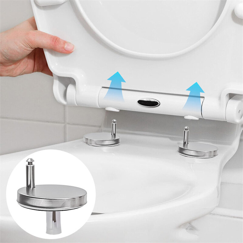 2PCS/Set Toilet Seat Hinges For Toilet Bathroom Furniture Accessories