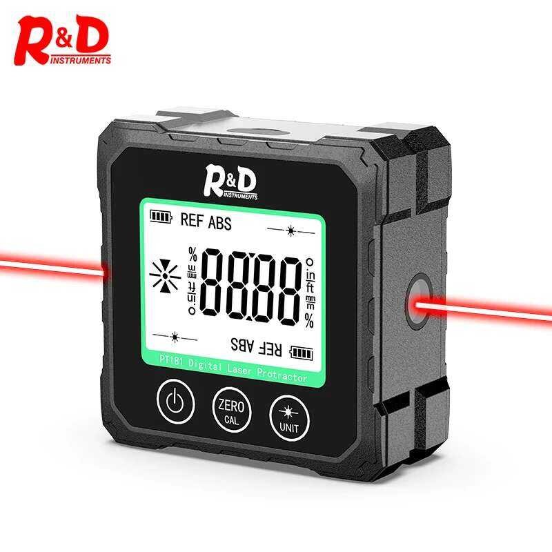 F4 R&D 1 Pt181 Laser Digital Level Angle Box 360° Mini Measuring ...
