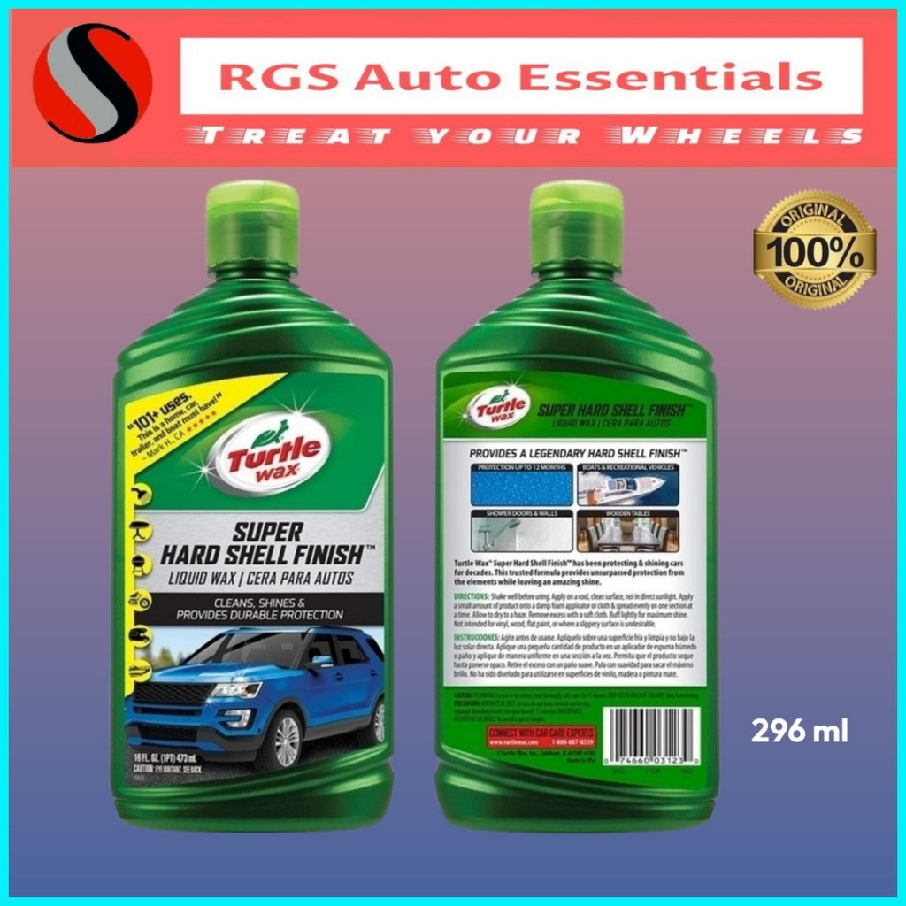 Turtle Wax Super Hard Shell Finish Liquid Wax | Shopee Philippines