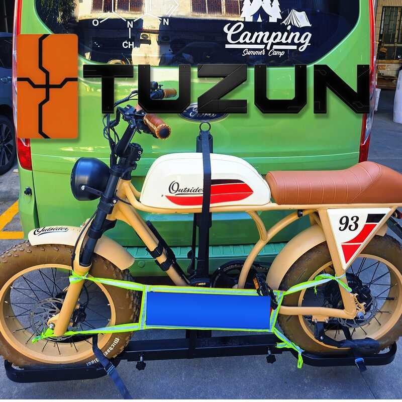 Tuzun Off-Road Motorcycle Rear Rack Trailer Lightweight Portable Rear ...