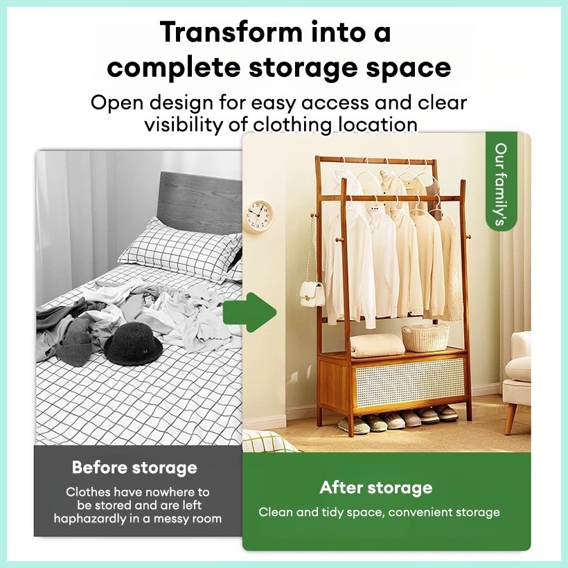 TAHANAN Clothes Drying Rack High-Quality Multi functional storage ...