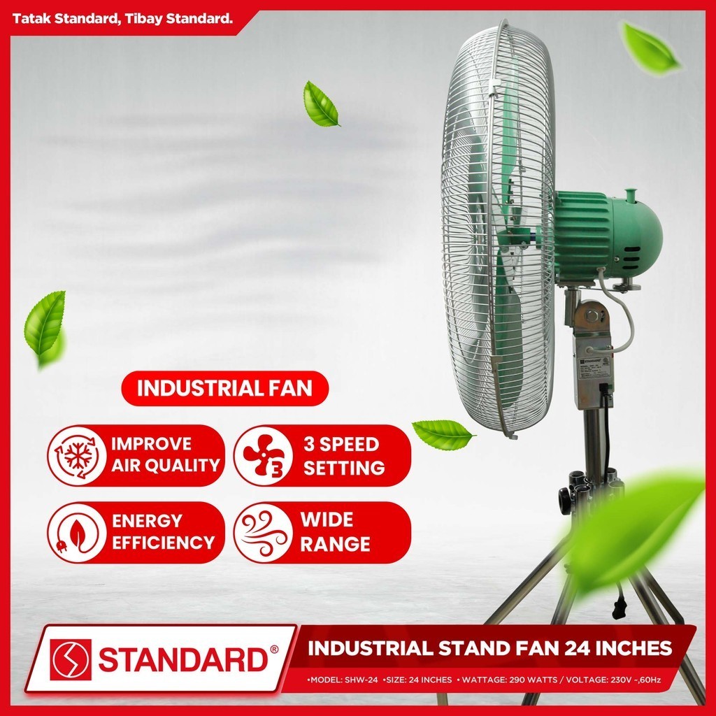 Standard Industrial Fan 24″ Metal Blade SHF24 Shopee Philippines