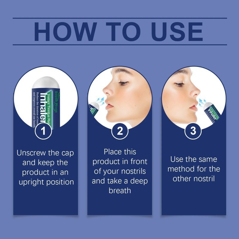 South Moon Tinnitus Treatment Nasal Inhaler Relief Ear