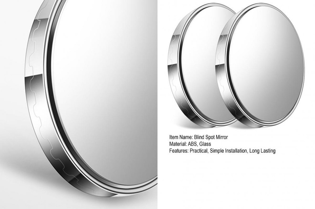 ONEM Car Convex Blind Spot Mirror Round Blind Spot Mirrors 2pcs Car