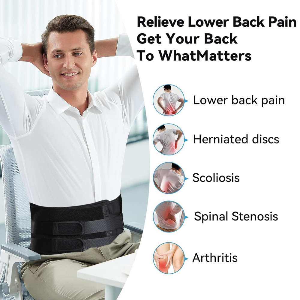 Back Brace for Lower Back Pain, Immediate Pain Relief From Sciatica