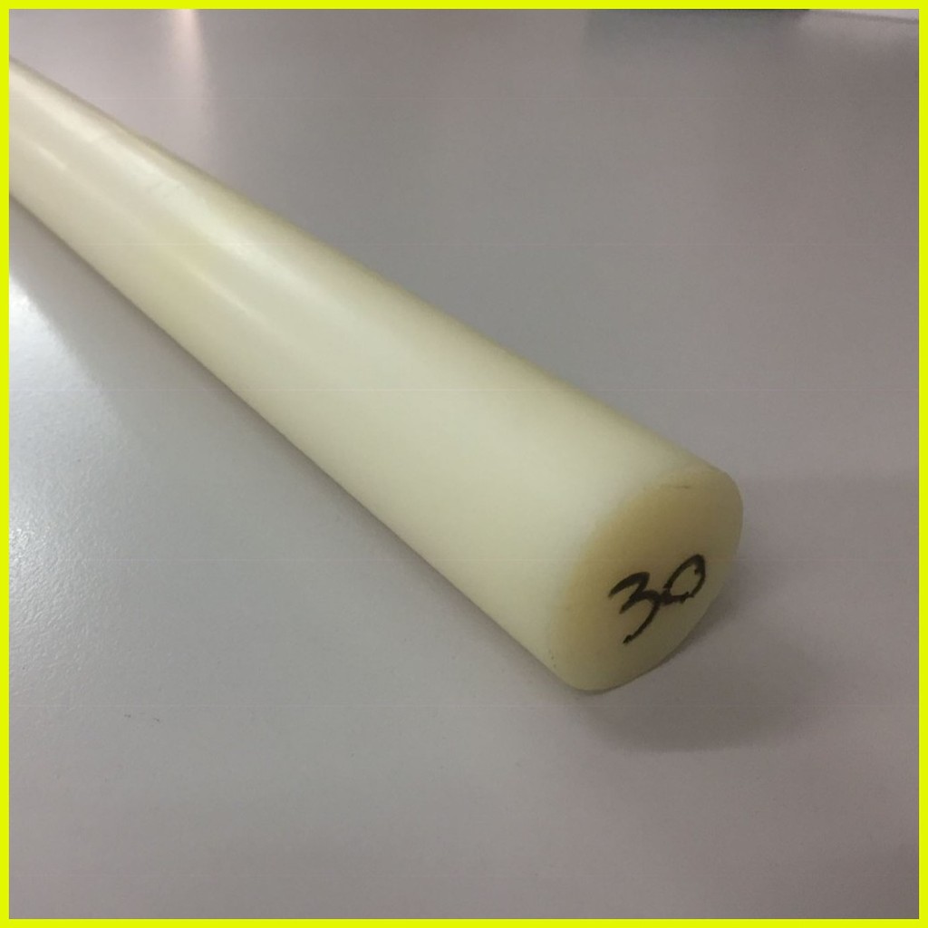 ERTALON® 6 PLA 30mm diameter x 500mm L MC Nylon Rod Monomer Cast Nylon